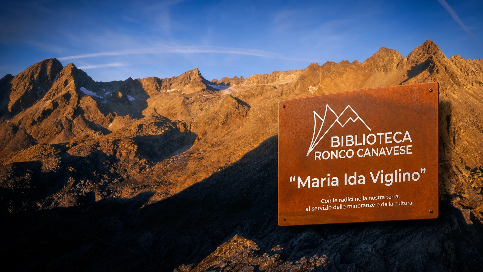La Biblioteca Maria Ida Viglino a Ronco Canavese, tra le montagne della Valle Soana